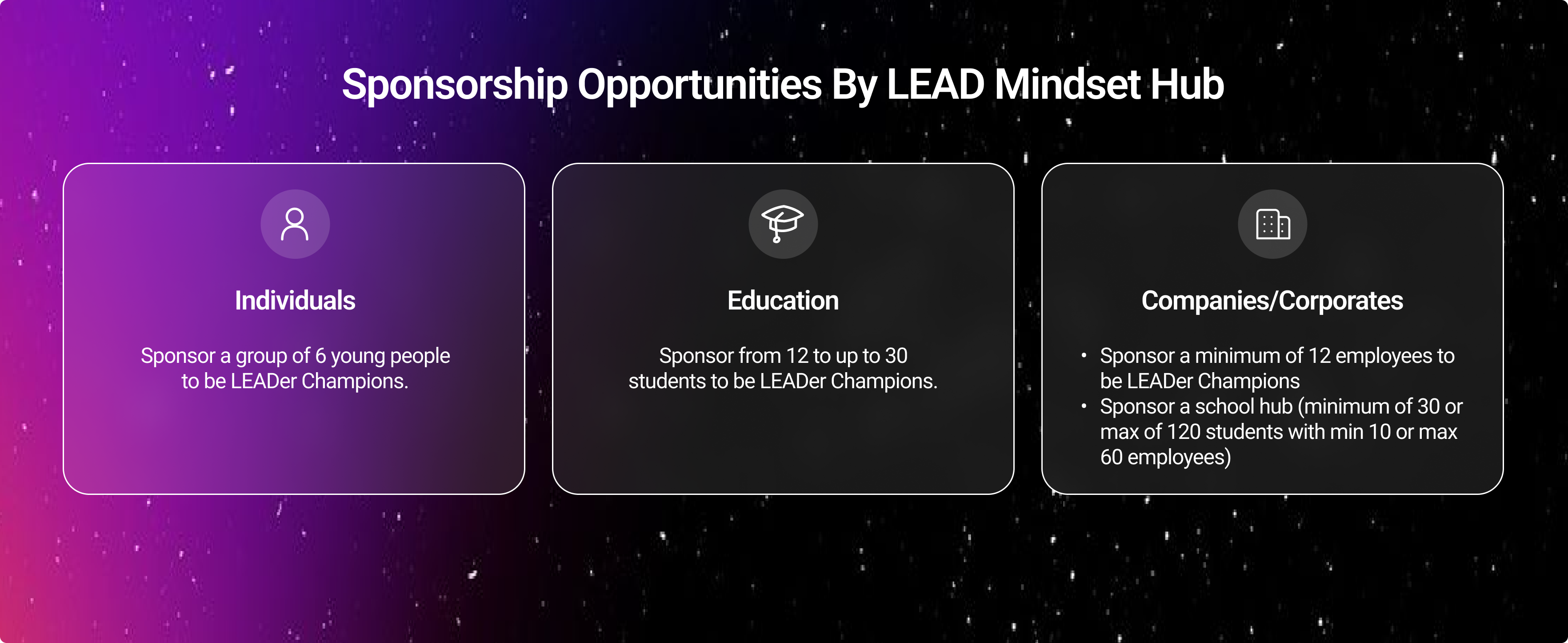 sponsorship | LEAD
